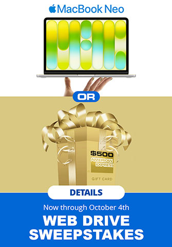 MacBook Neo or $500 American Express Gift Card